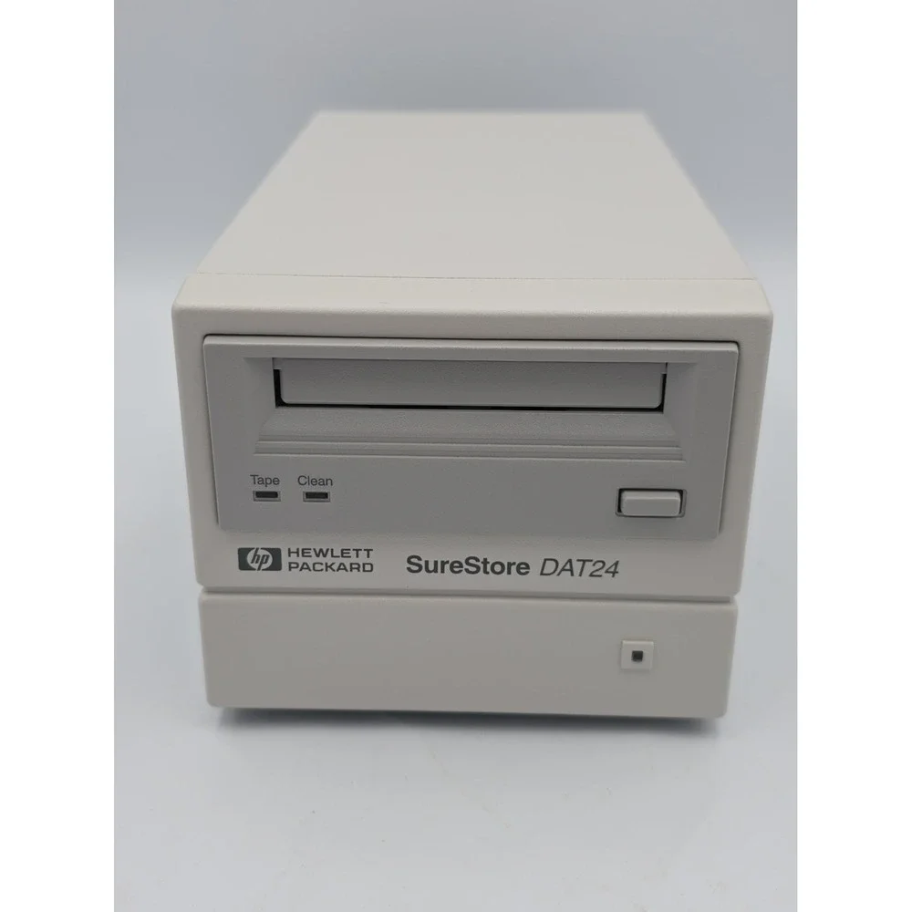HP Surestore DAT24 External Tape Drive With Accessories Open Box New